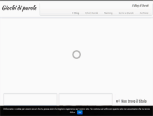 Tablet Screenshot of giochidiparole.org